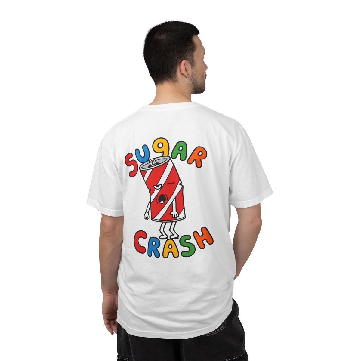 Sugar Crash T-Shirt — Retro Soda Can Graphic Tee