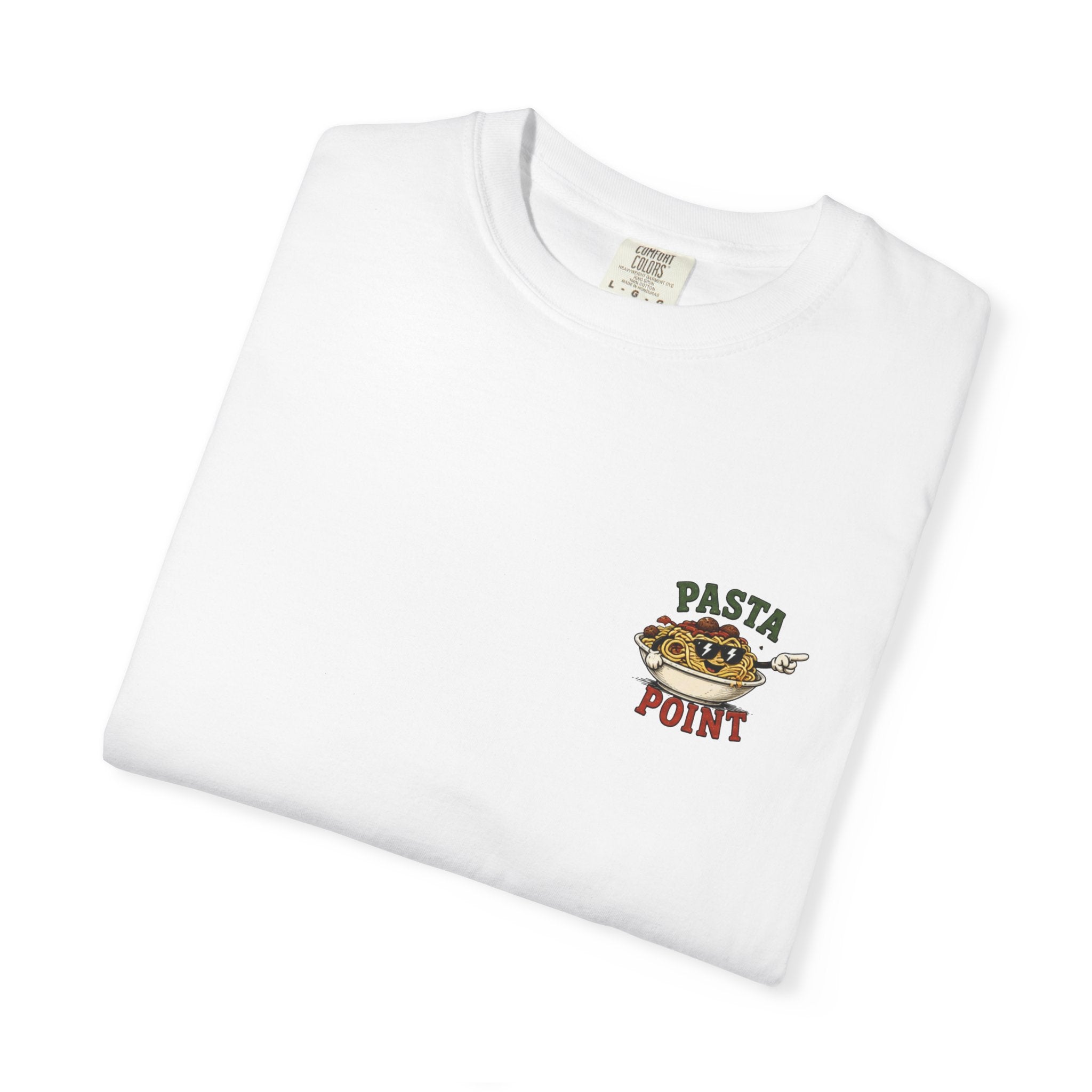 Pasta Point T‑Shirt — Retro Spaghetti Bowl Graphic Tee