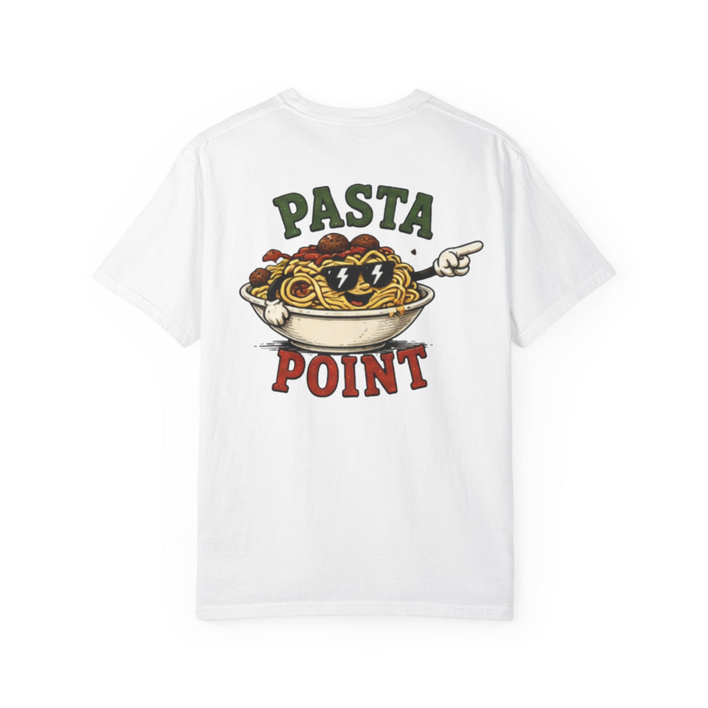 Pasta Point T‑Shirt — Retro Spaghetti Bowl Graphic Tee