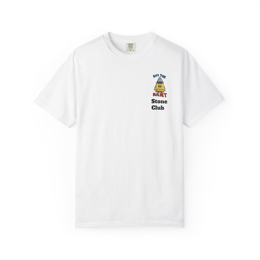 Bite the Bullet Garment-Dyed Heavyweight Tee | Stone Club