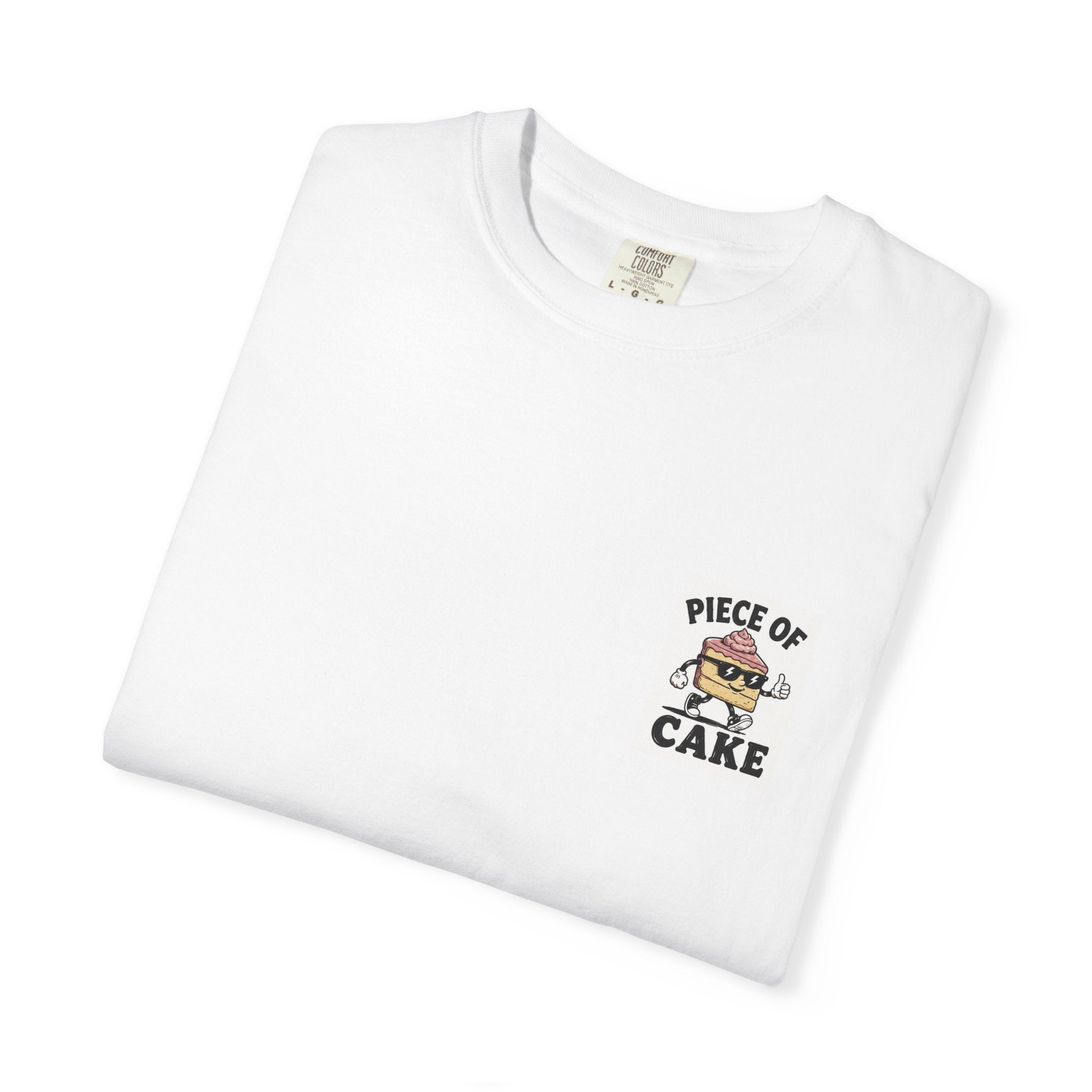 Piece of Cake T-Shirt – Retro Cartoon Cake Graphic Tee