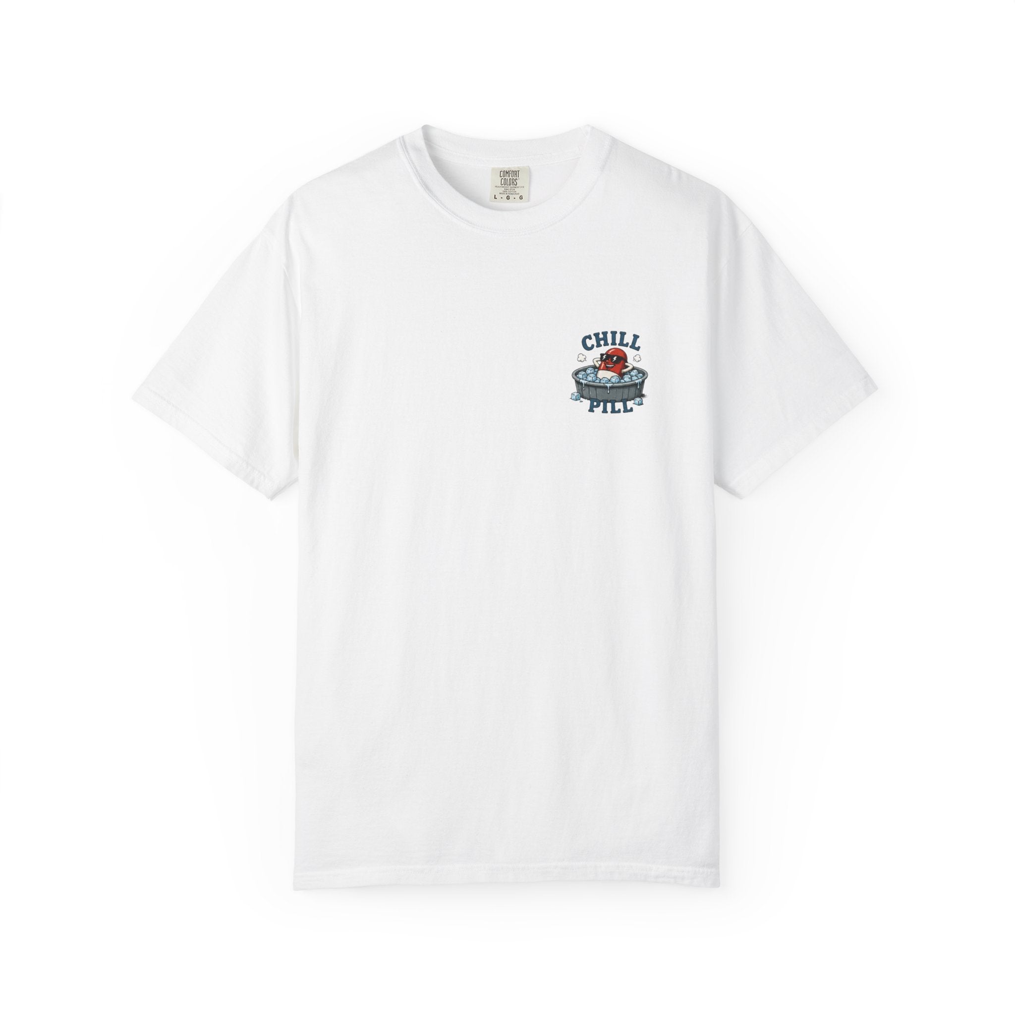 Chill Pill T-Shirt — Funny Retro Capsule Cartoon Tee