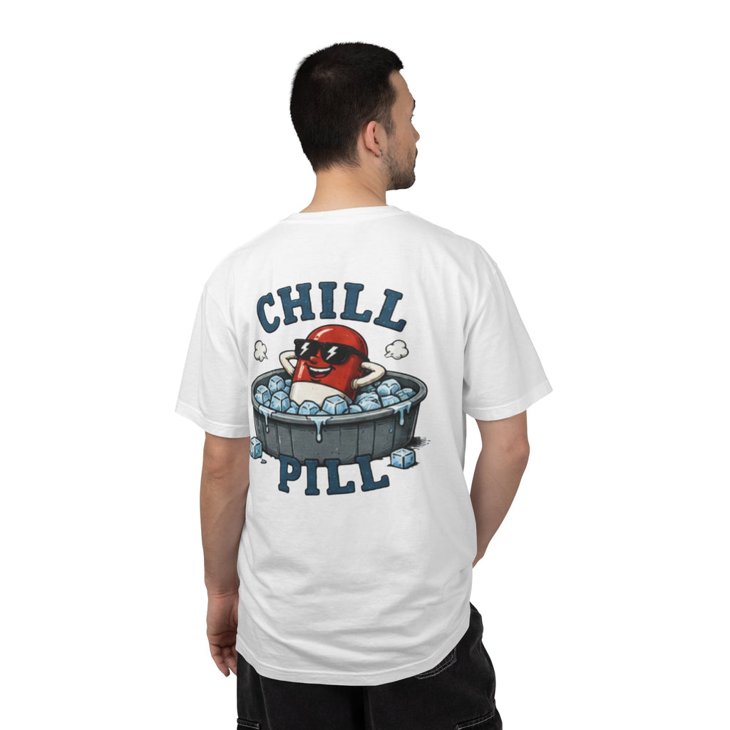 Chill Pill T-Shirt — Funny Retro Capsule Cartoon Tee