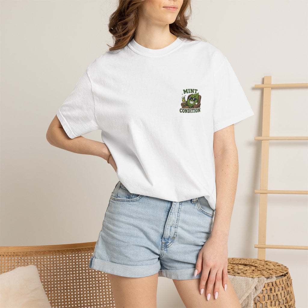 Mint Condition T-Shirt — Retro Mint Leaf Graphic Tee