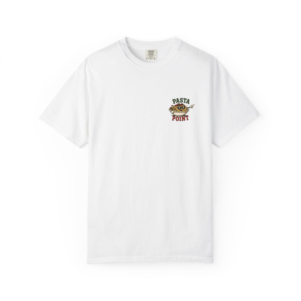 Pasta Point T‑Shirt — Retro Spaghetti Bowl Graphic Tee