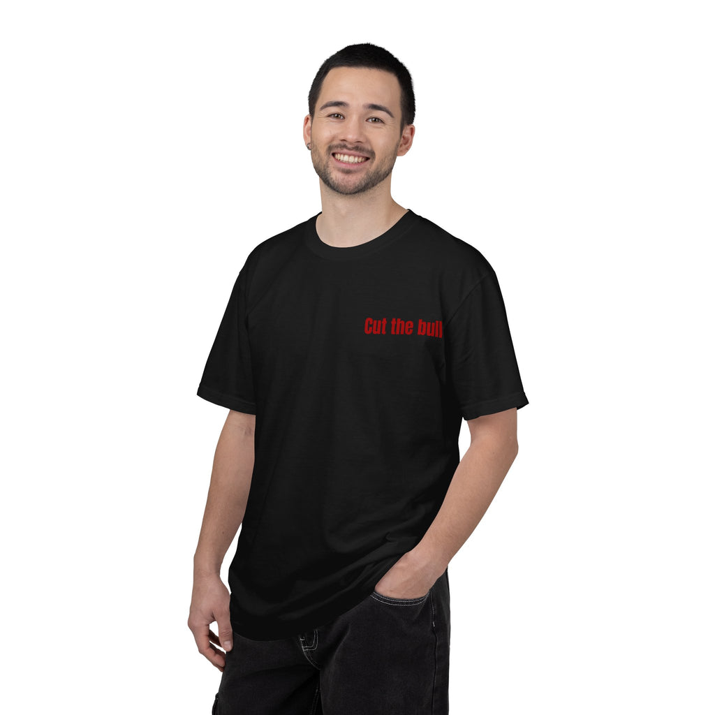Bull Graphic T-Shirt — "Cut the Bull" Statement Tee