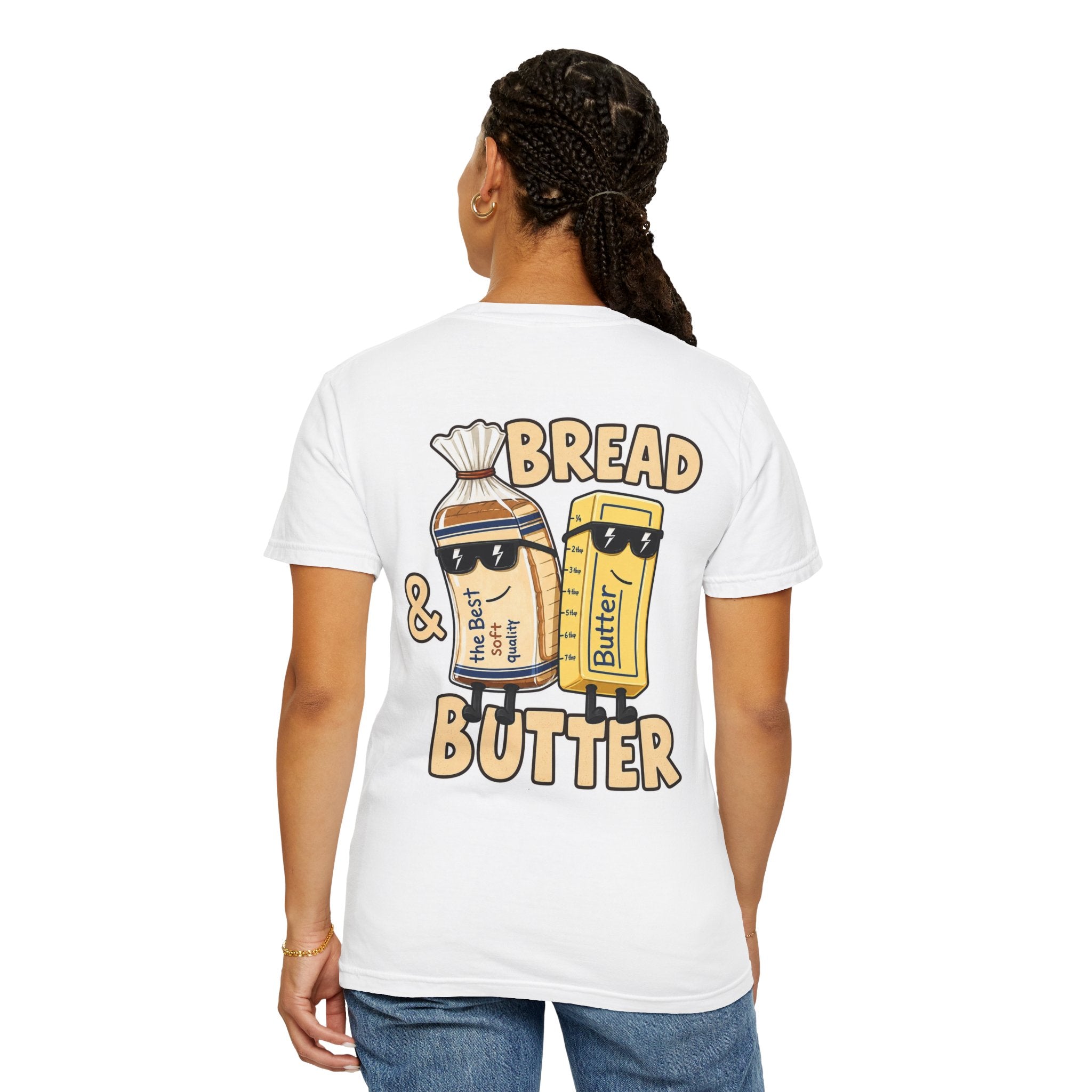 Bread & Butter T-Shirt —  Cartoon Food Duo Tee