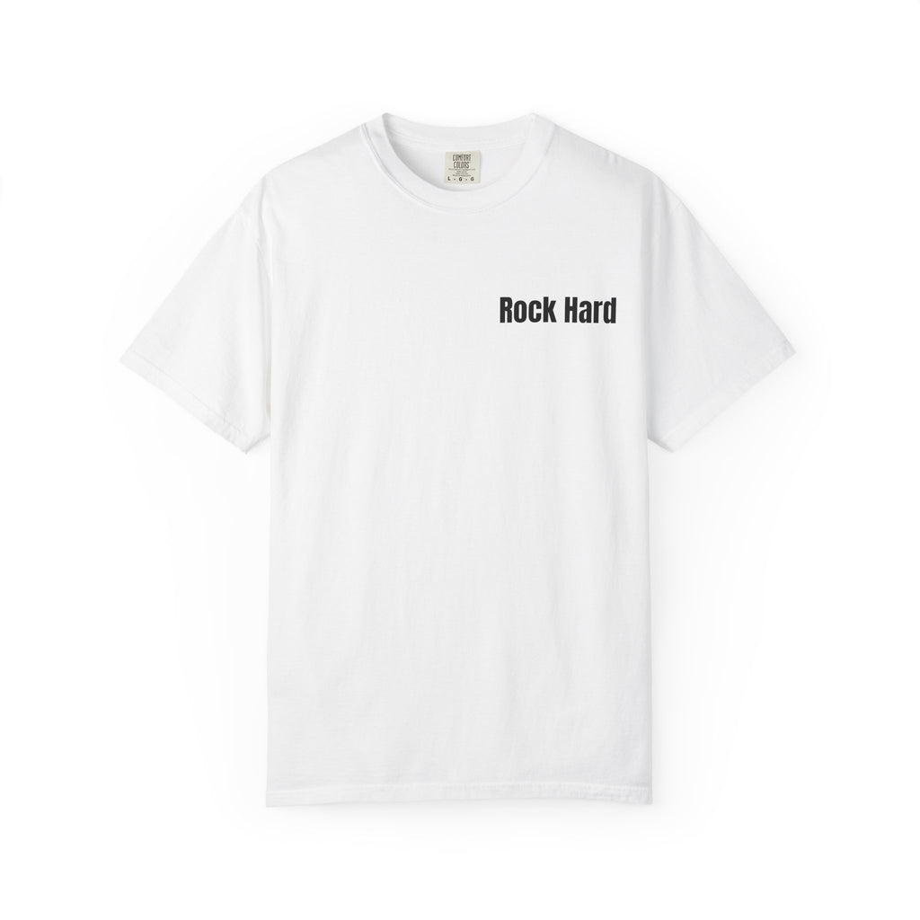Rock Hard Weightlifting T-Shirt — Cute Kettlebell Character Gym Tee