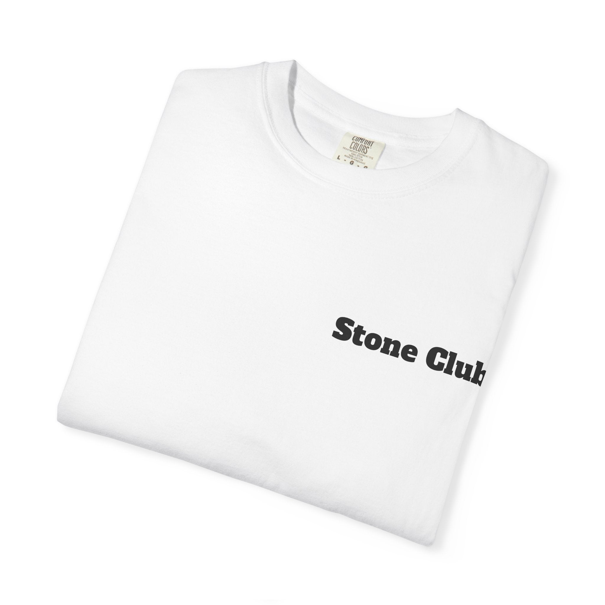 Stone Club T-Shirt — 'Cutthue' Bull Graphic Garment-Dyed Tee