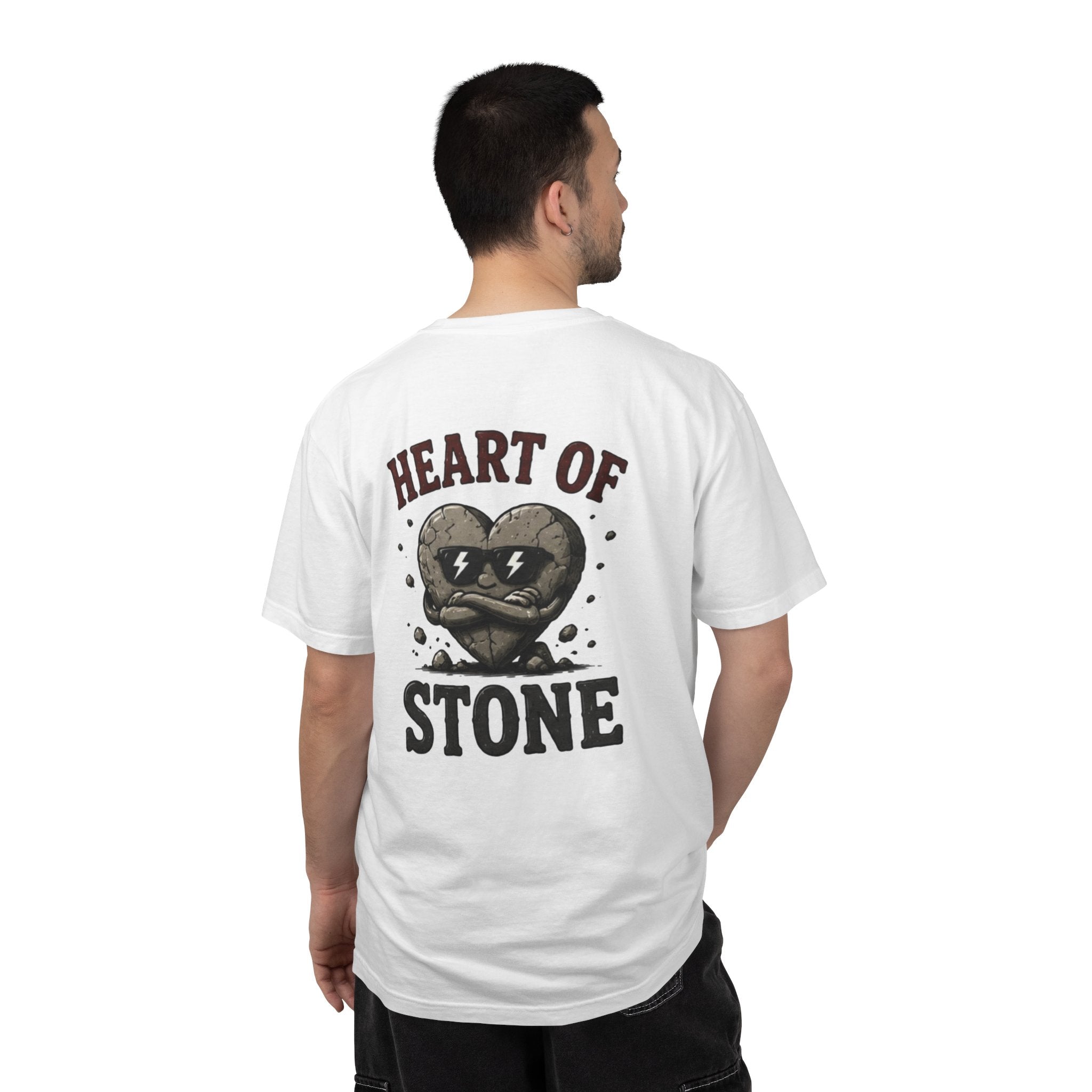 Heart of Stone T-Shirt — Vintage Stone Heart Graphic Tee