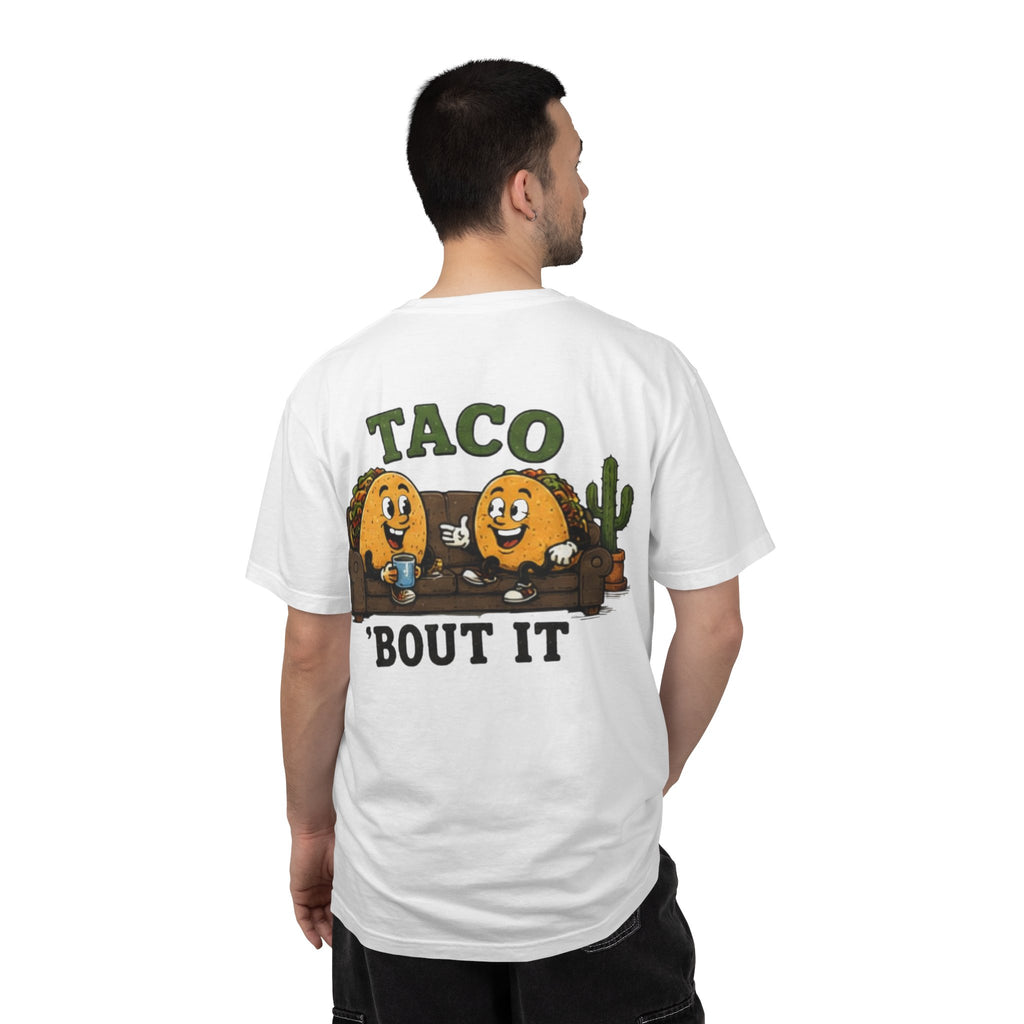 T-Shirt — "Taco 'Bout It" Funny Taco Graphic Tee