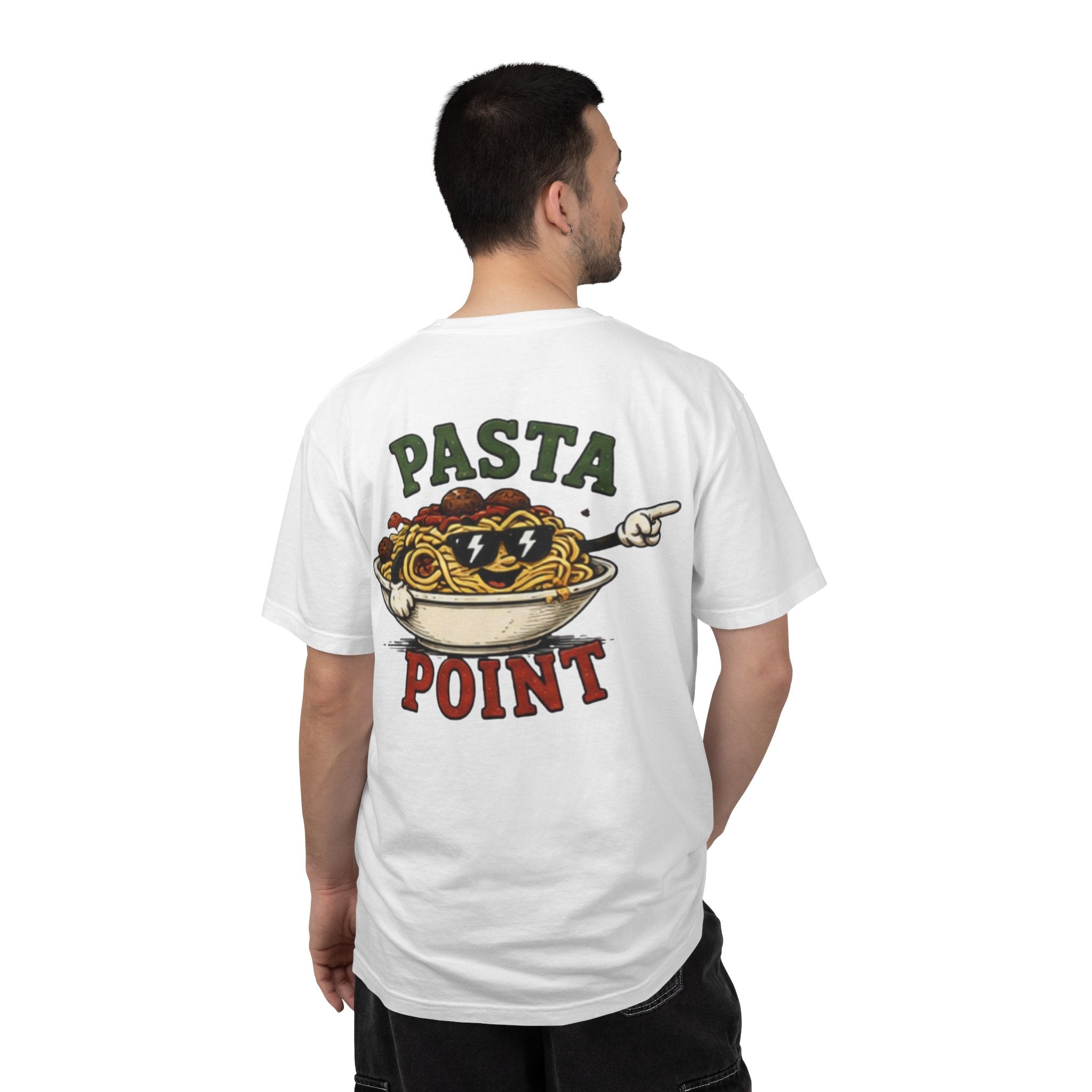 Pasta Point T‑Shirt — Retro Spaghetti Bowl Graphic Tee
