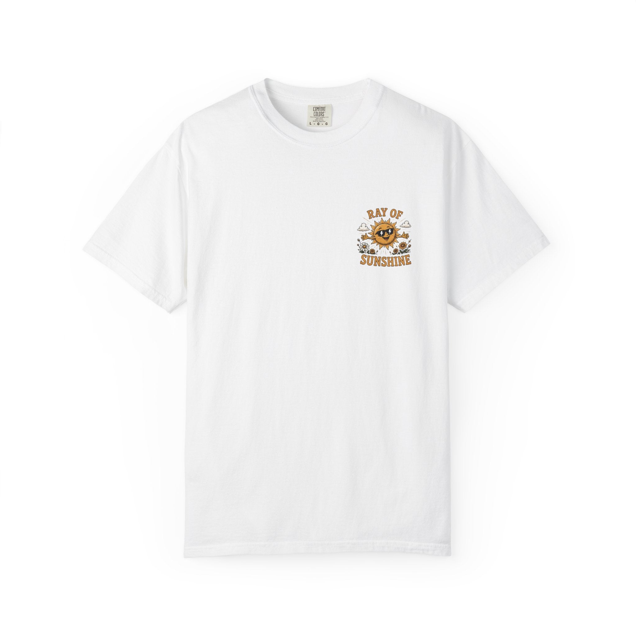 Ray of Sunshine T-Shirt – Retro Smiling Sun Graphic Tee