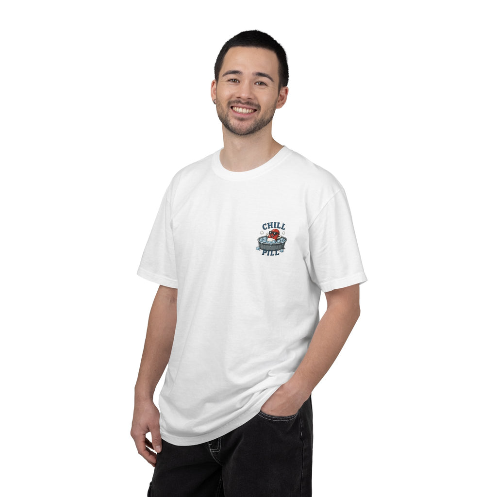 Chill Pill T-Shirt — Funny Retro Capsule Cartoon Tee