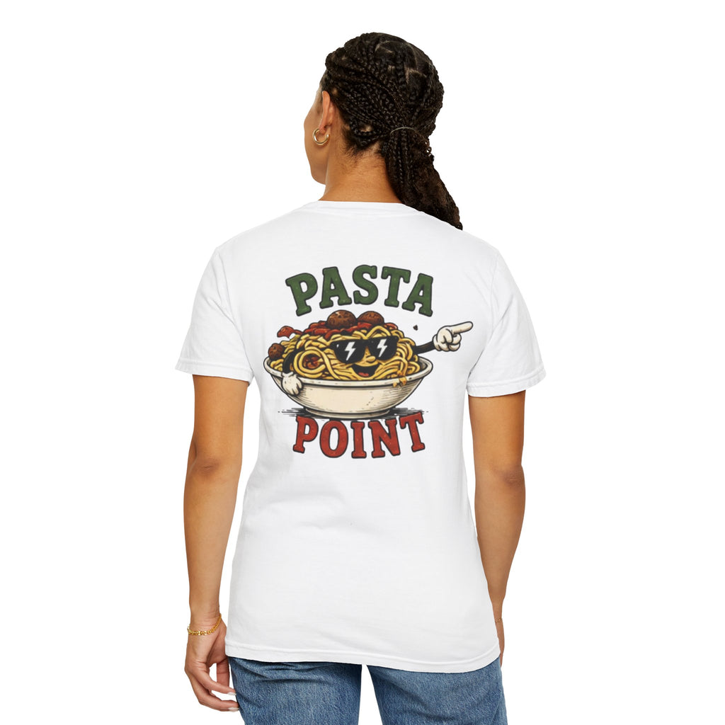 Pasta Point T‑Shirt — Retro Spaghetti Bowl Graphic Tee