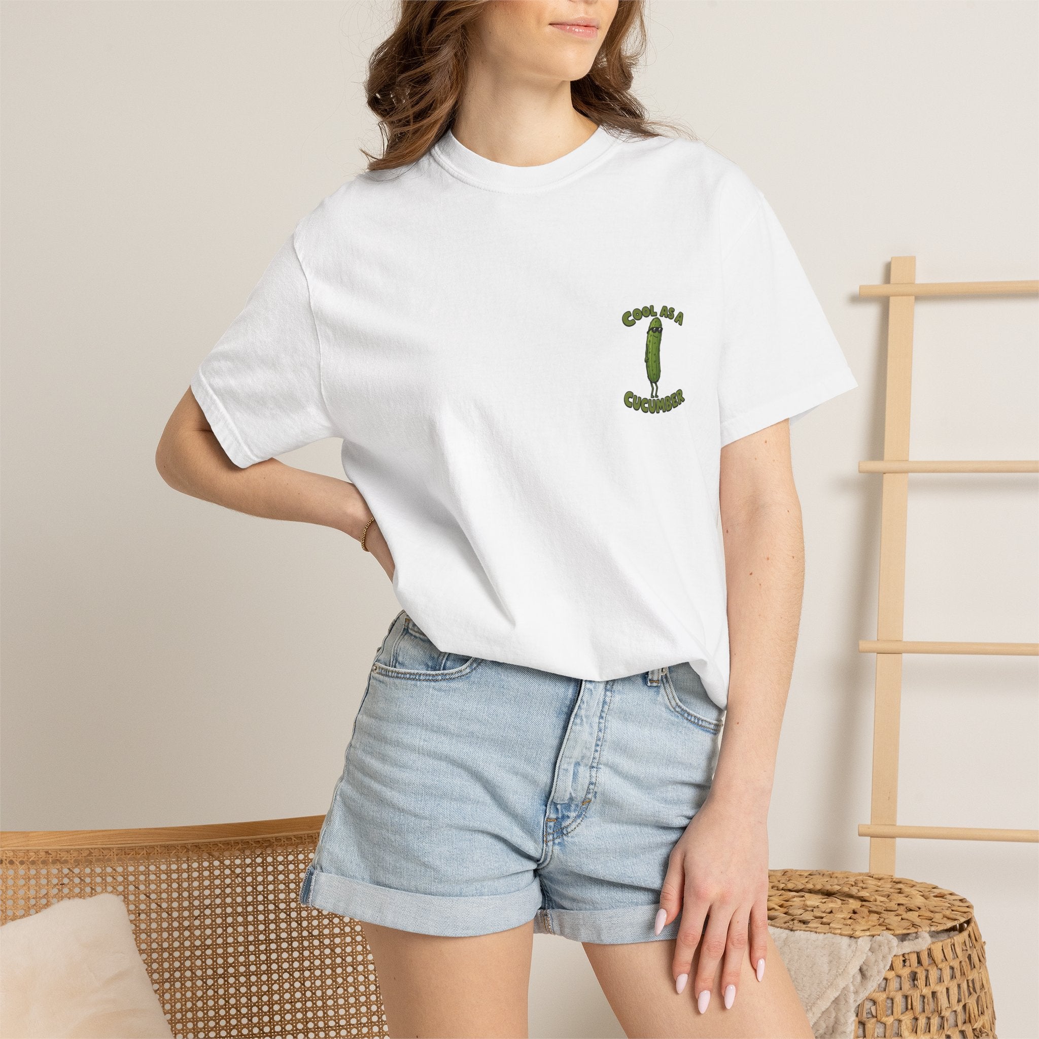 Cool as a Cucumber T-Shirt — Funny Pickle Graphic Tee