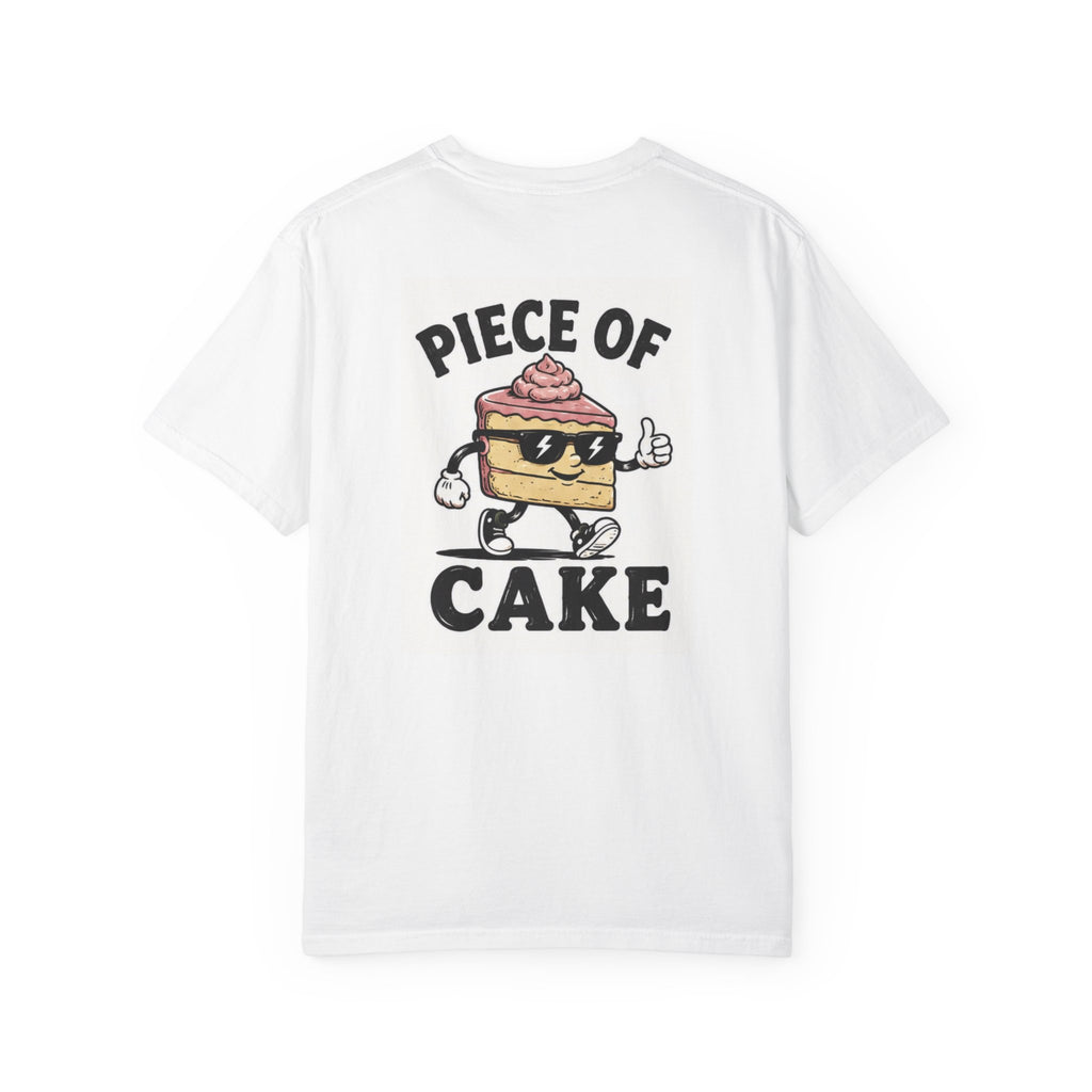 Piece of Cake T-Shirt – Retro Cartoon Cake Graphic Tee