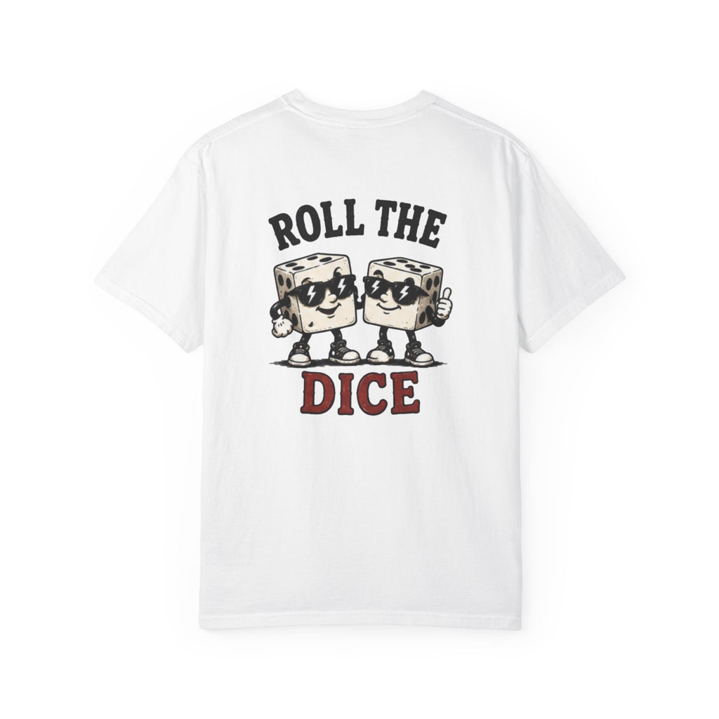 Roll The Dice T‑Shirt – Vintage Dice Cartoon Game Tee