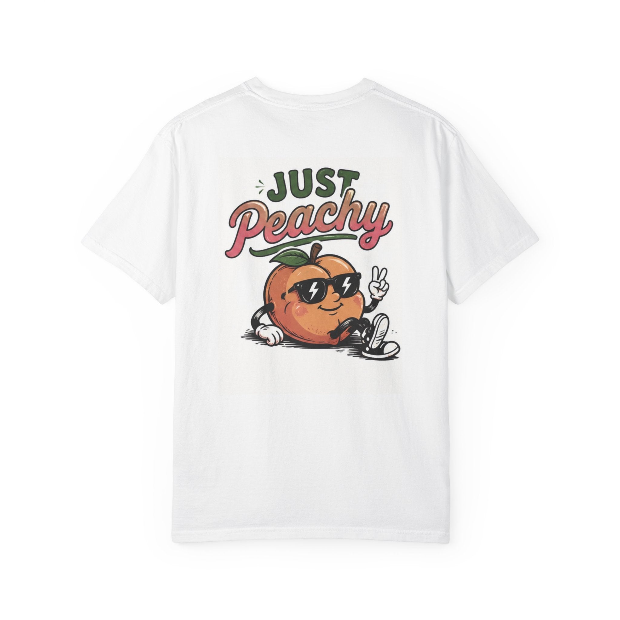 Just Peachy T-Shirt — Vintage Cool Peach Graphic Tee