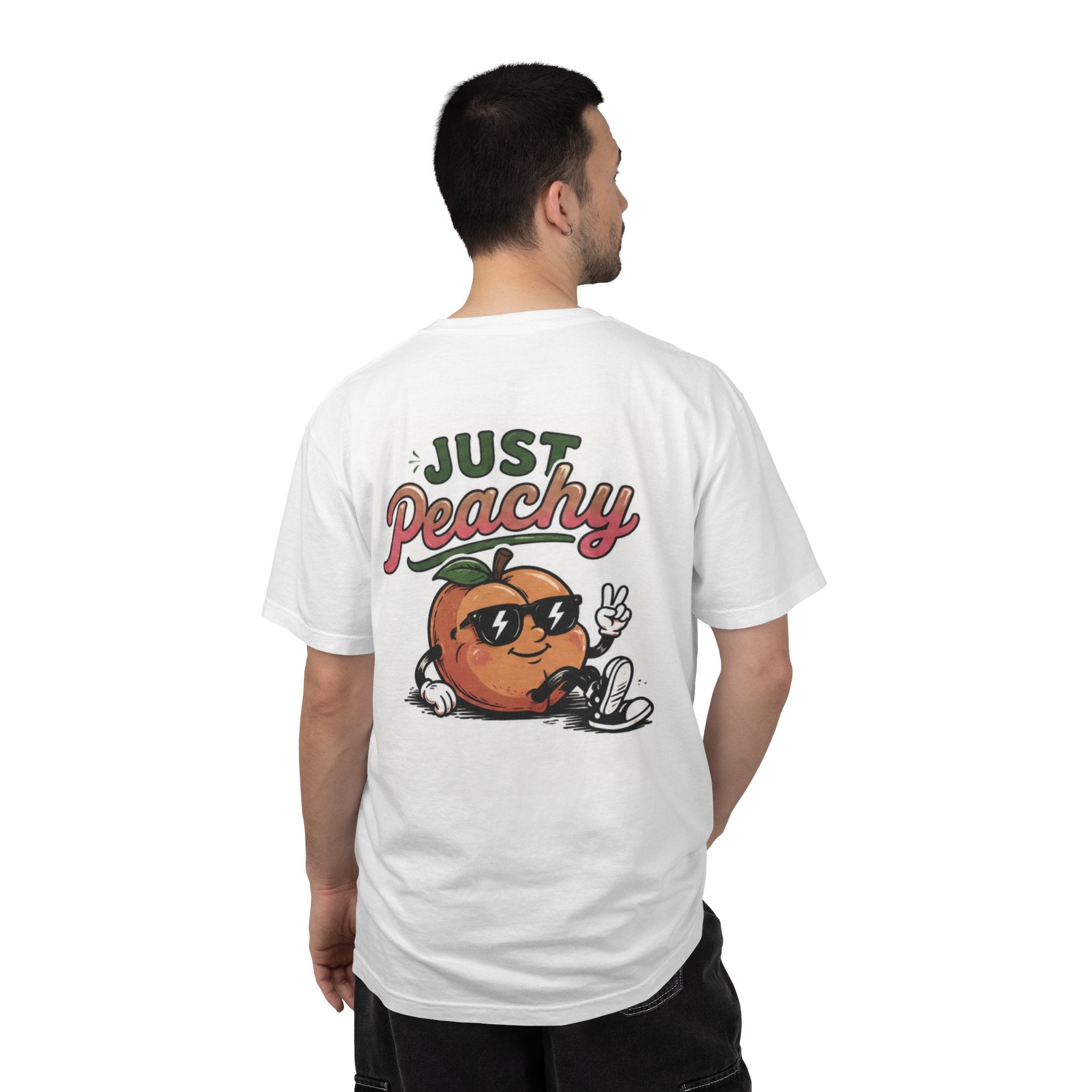 Just Peachy T-Shirt — Vintage Cool Peach Graphic Tee