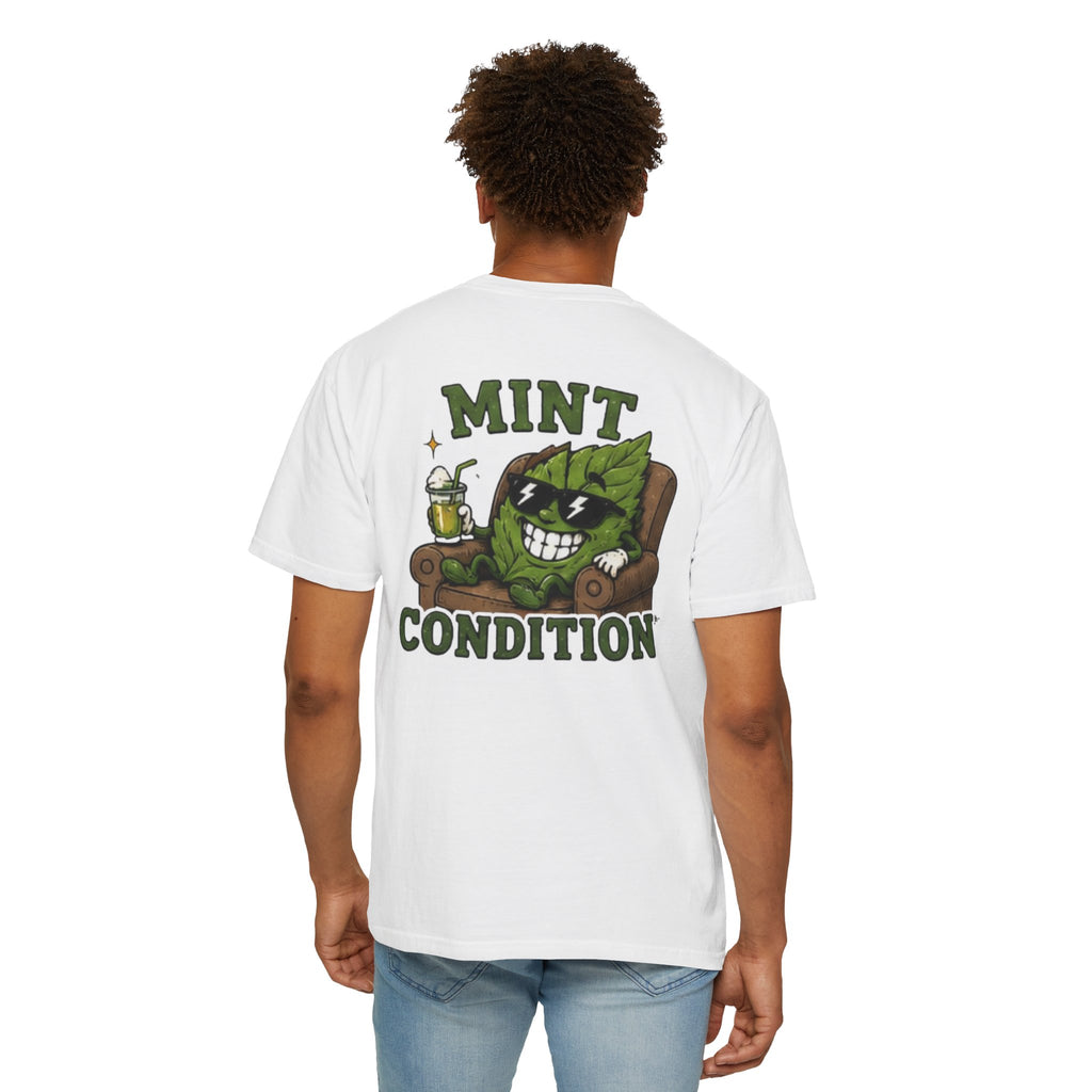 Mint Condition T-Shirt — Retro Mint Leaf Graphic Tee