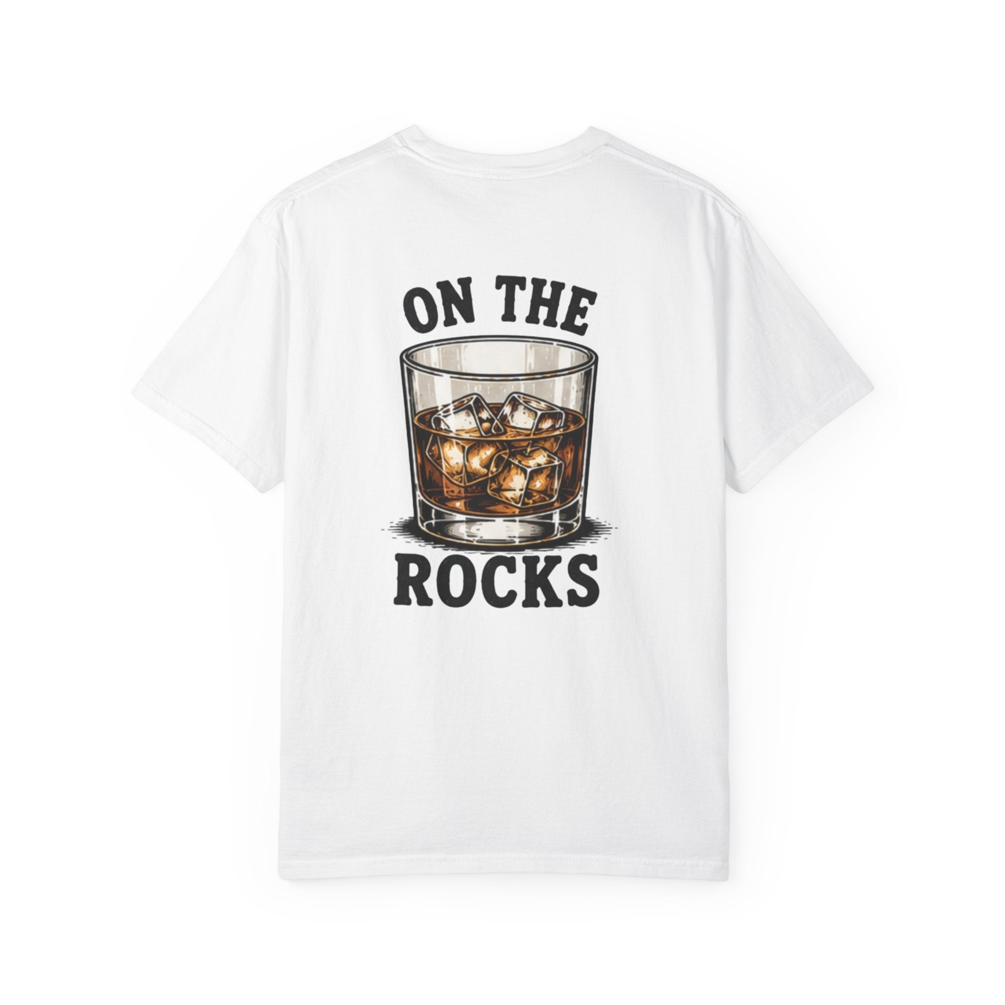 On The Rocks T-Shirt — Whiskey Glass Graphic Tee