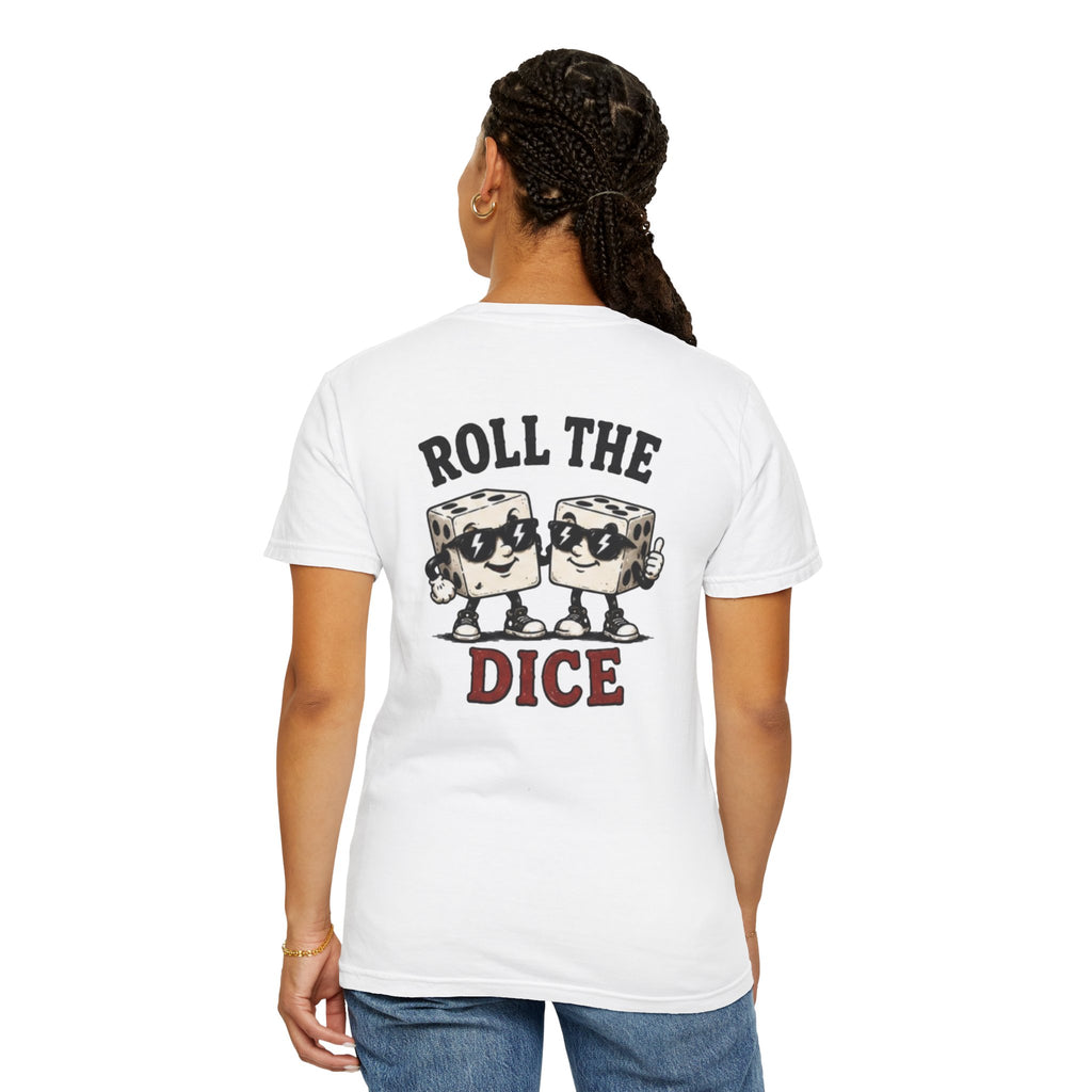 Roll The Dice T‑Shirt – Vintage Dice Cartoon Game Tee