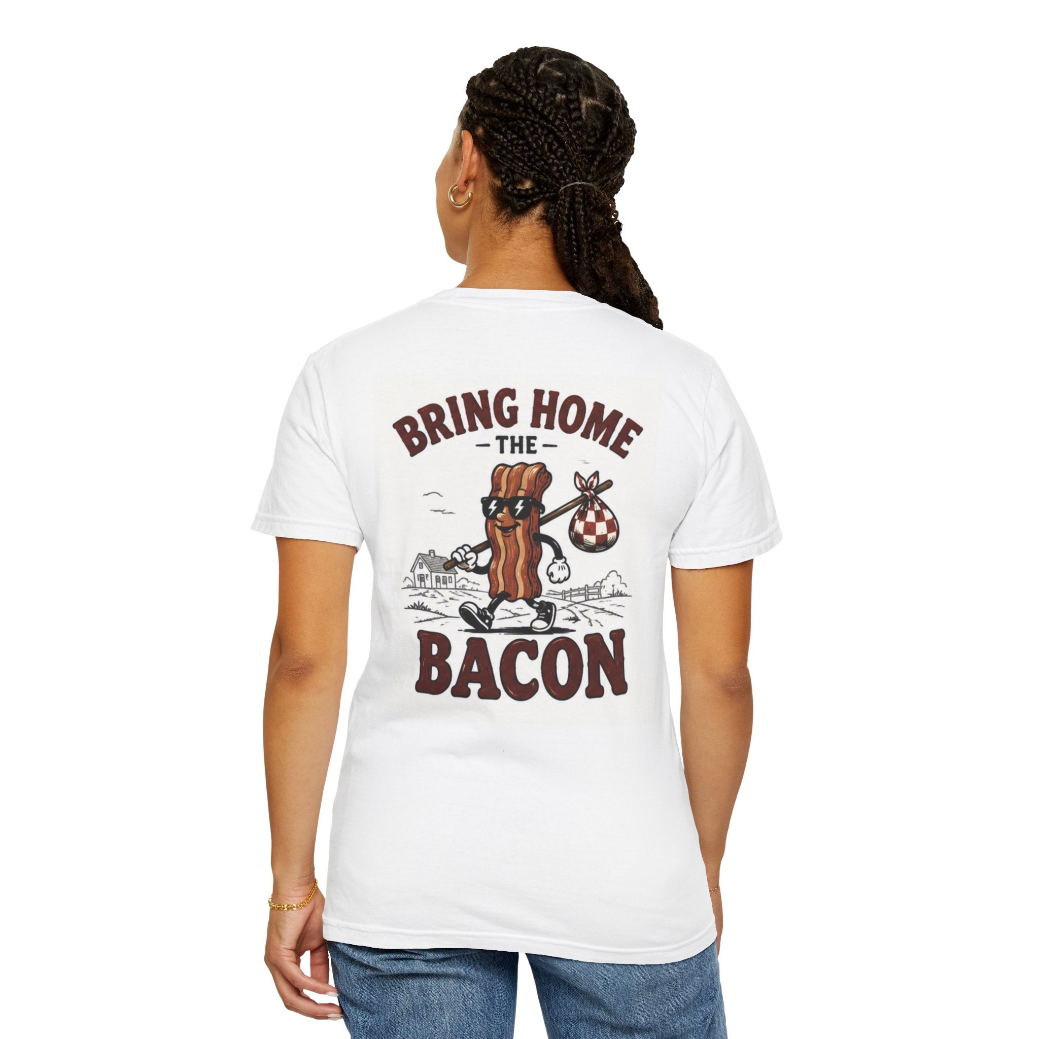 Bring Home the Bacon T-Shirt — Vintage Bacon Graphic Tee