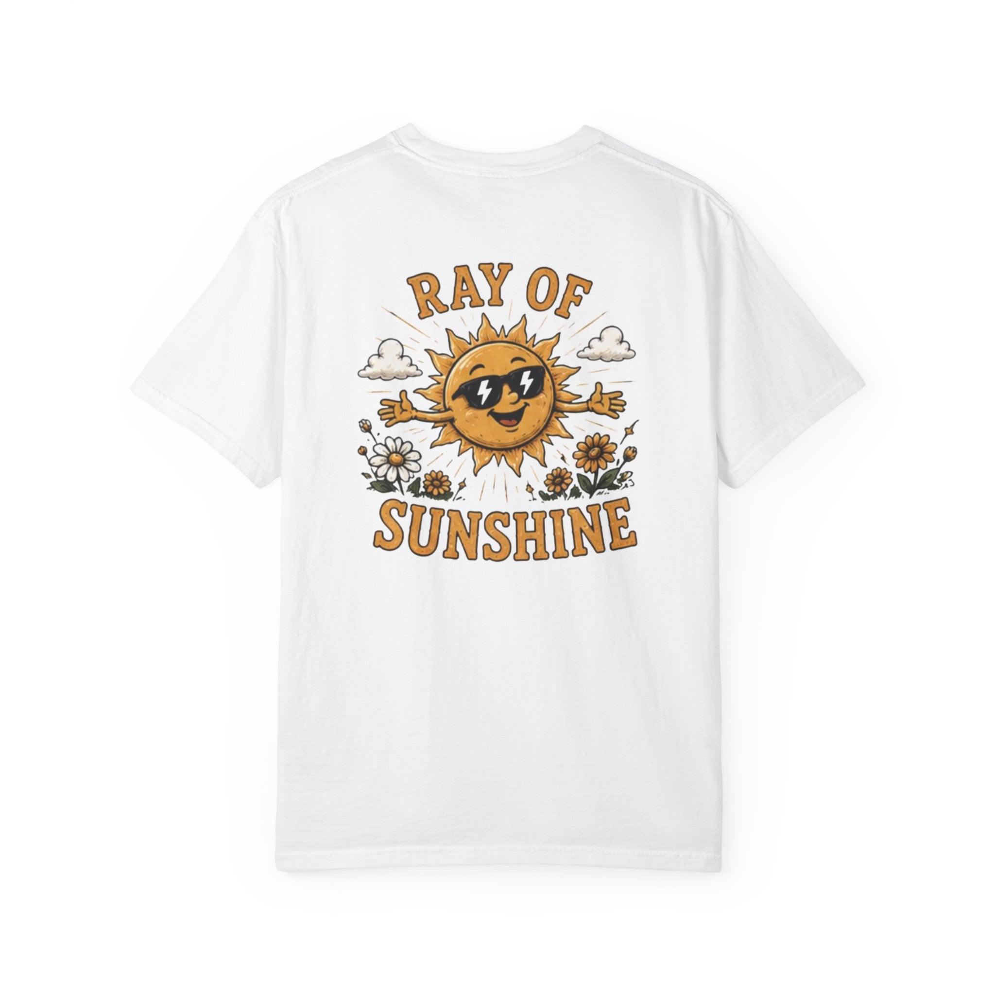 Ray of Sunshine T-Shirt – Retro Smiling Sun Graphic Tee