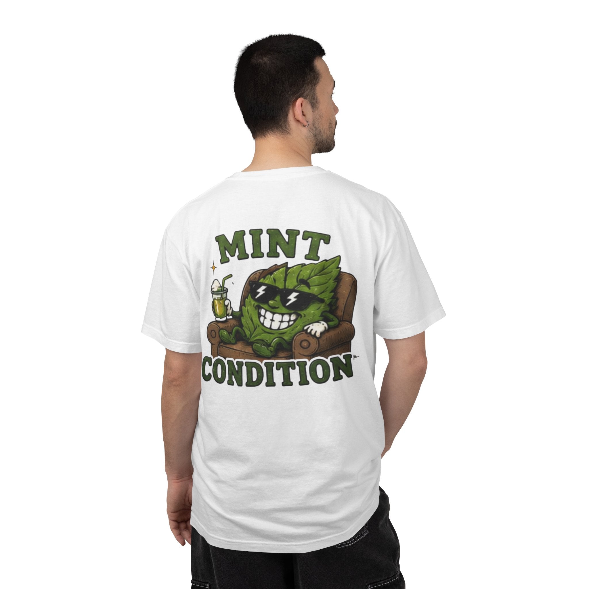 Mint Condition T-Shirt — Retro Mint Leaf Graphic Tee