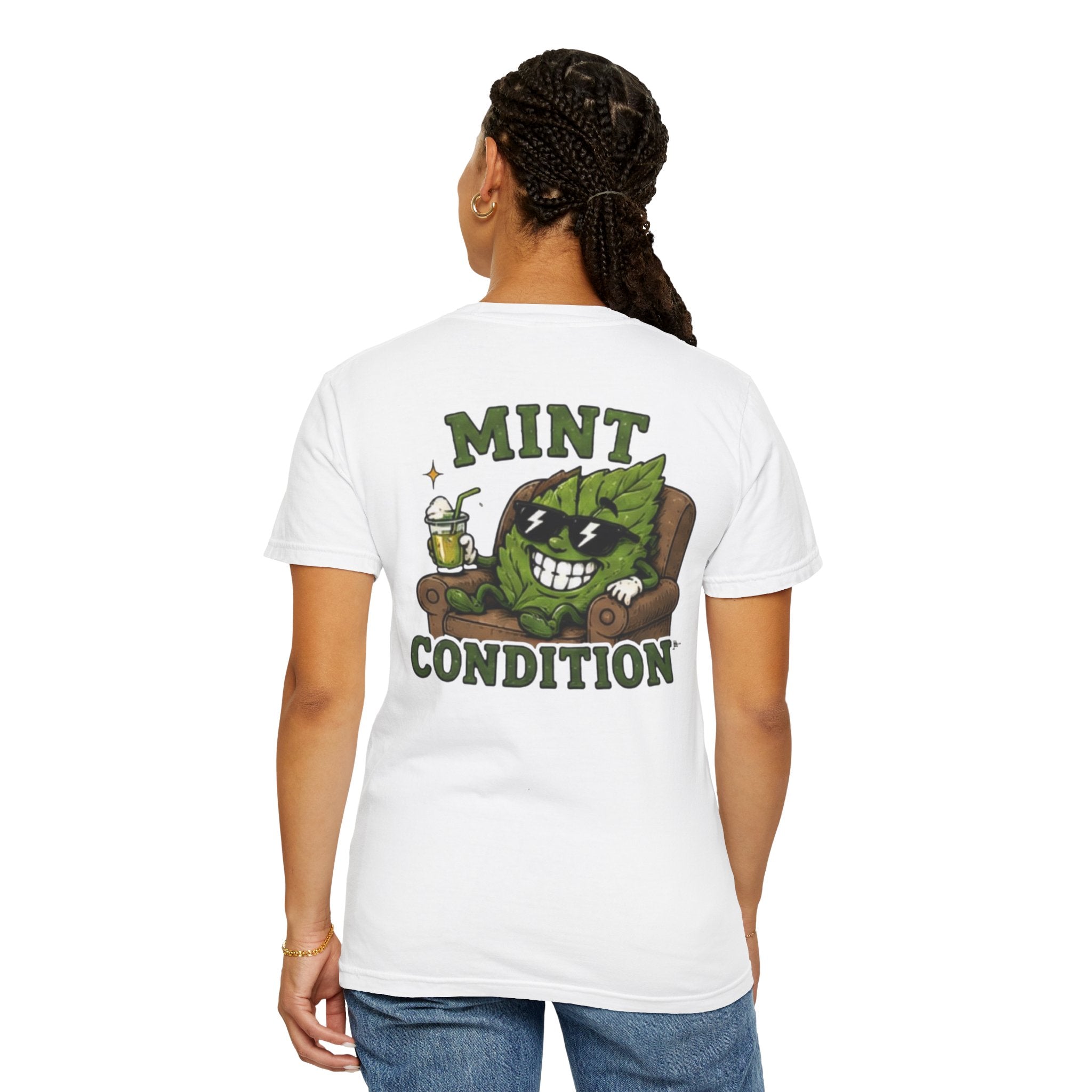 Mint Condition T-Shirt — Retro Mint Leaf Graphic Tee