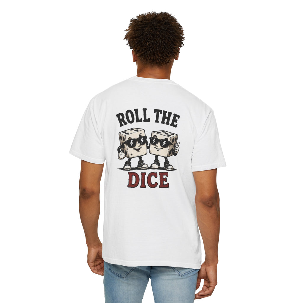 Roll The Dice T‑Shirt – Vintage Dice Cartoon Game Tee
