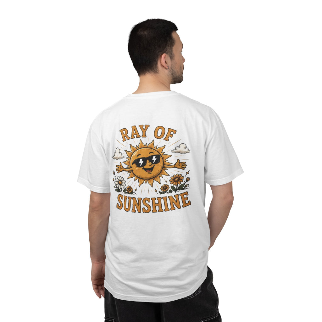 Ray of Sunshine T-Shirt – Retro Smiling Sun Graphic Tee