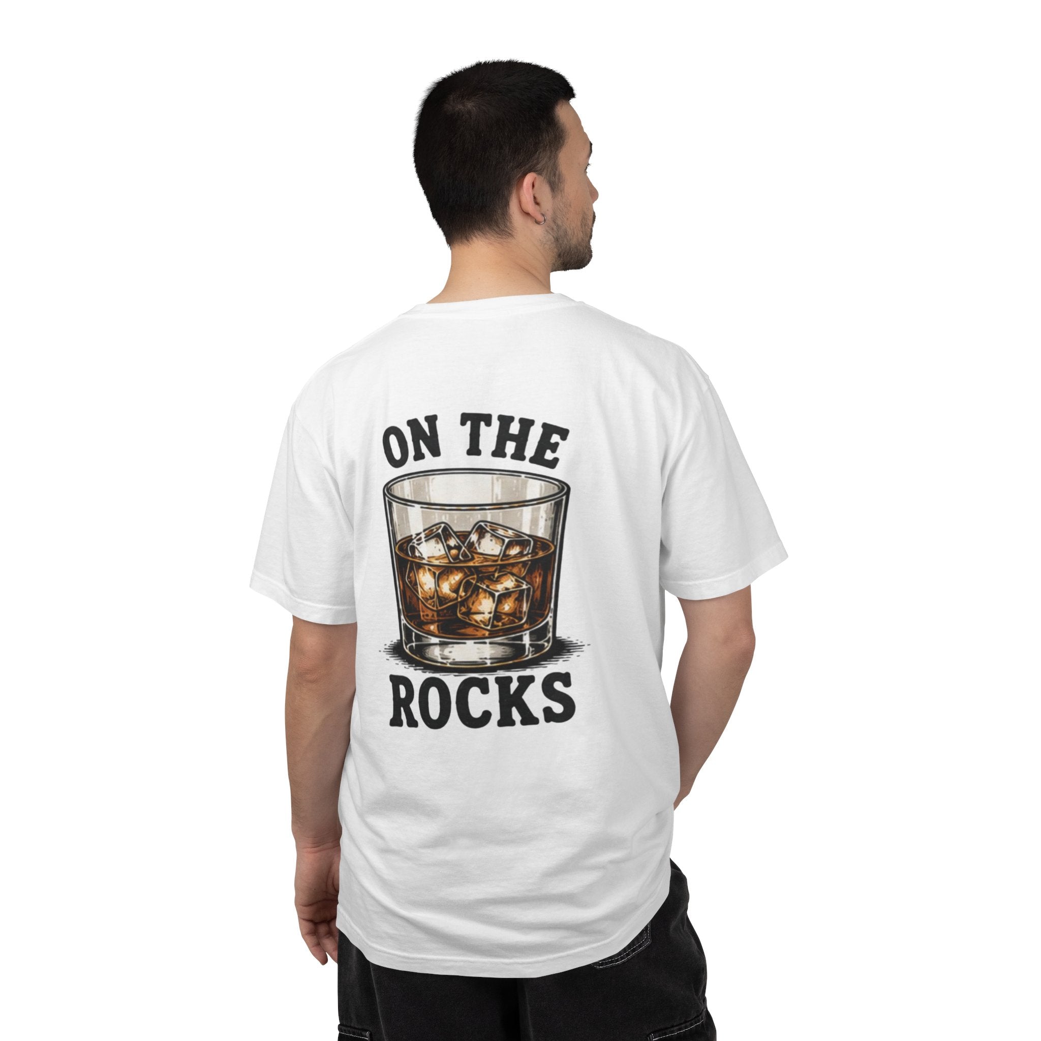 On The Rocks T-Shirt — Whiskey Glass Graphic Tee