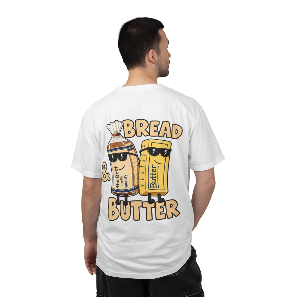 Bread & Butter T-Shirt —  Cartoon Food Duo Tee