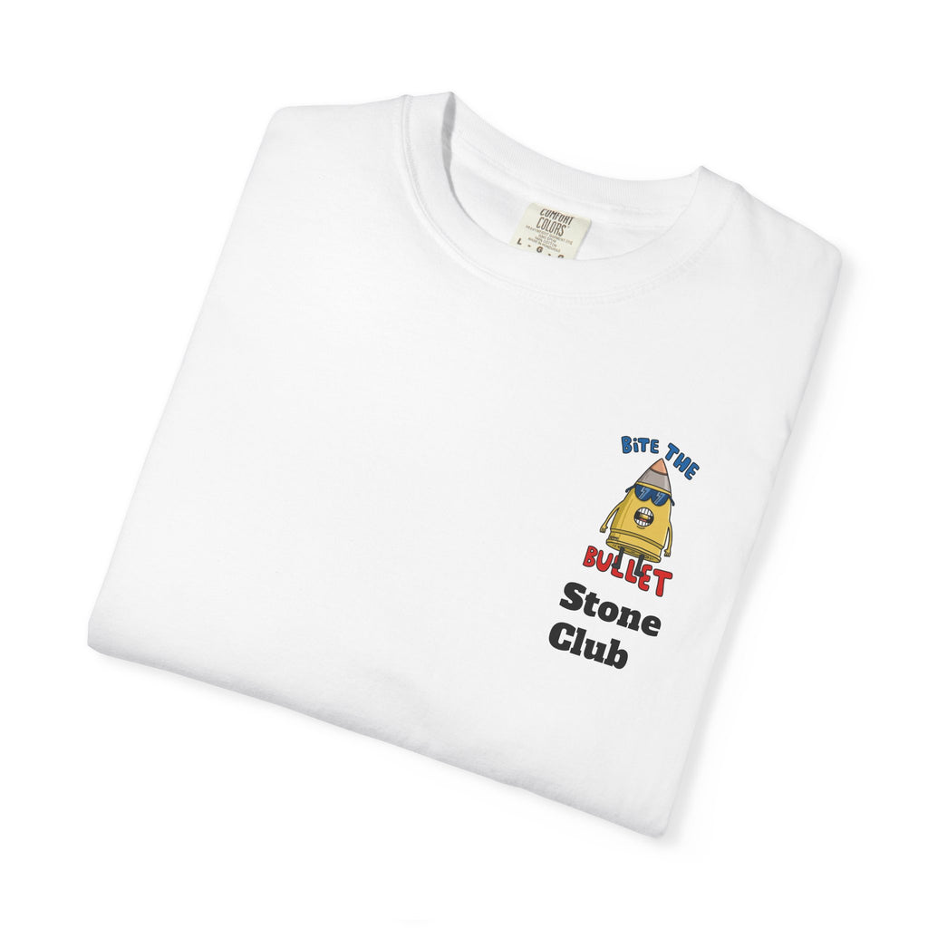 Bite the Bullet Garment-Dyed Heavyweight Tee | Stone Club