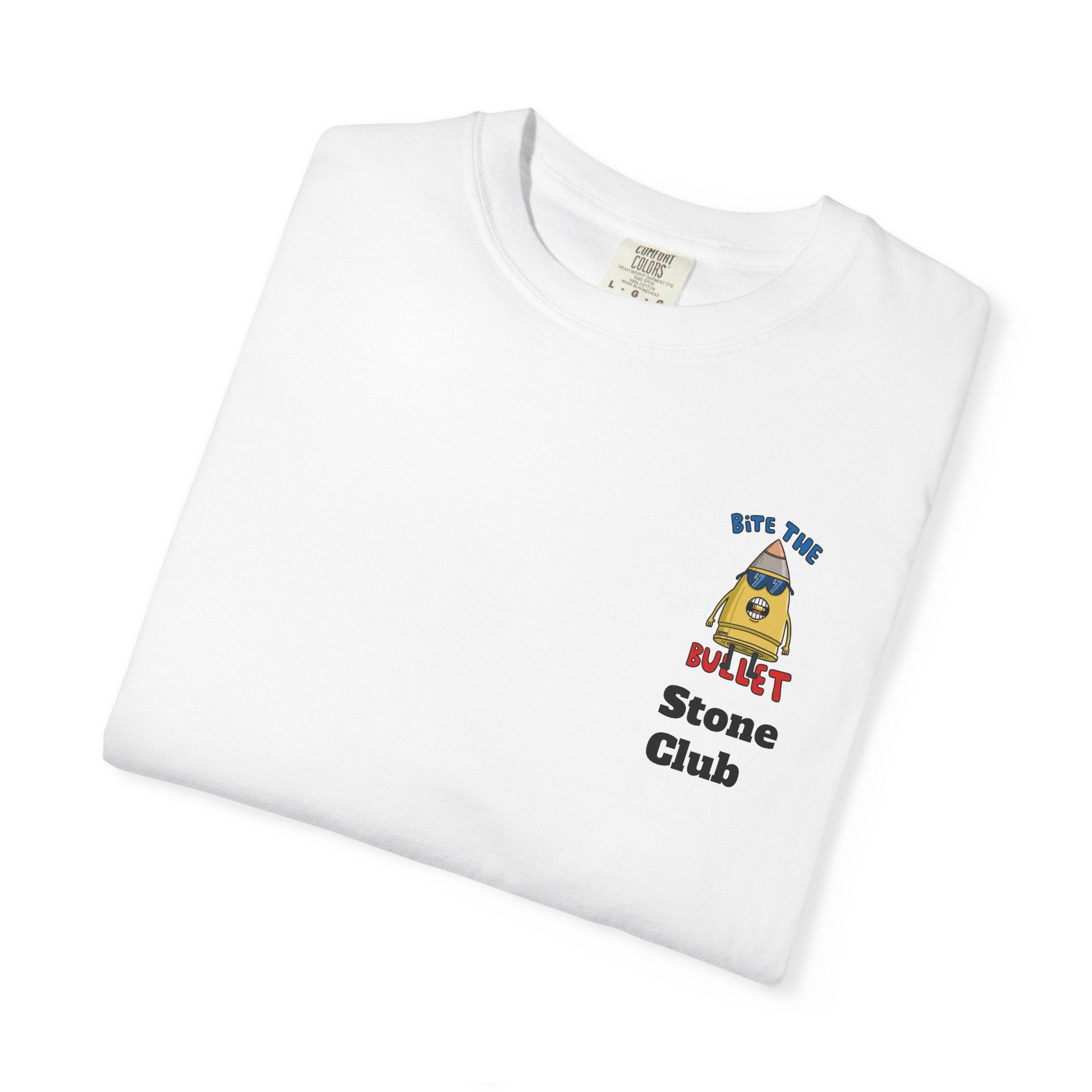 Bite the Bullet Garment-Dyed Heavyweight Tee | Stone Club