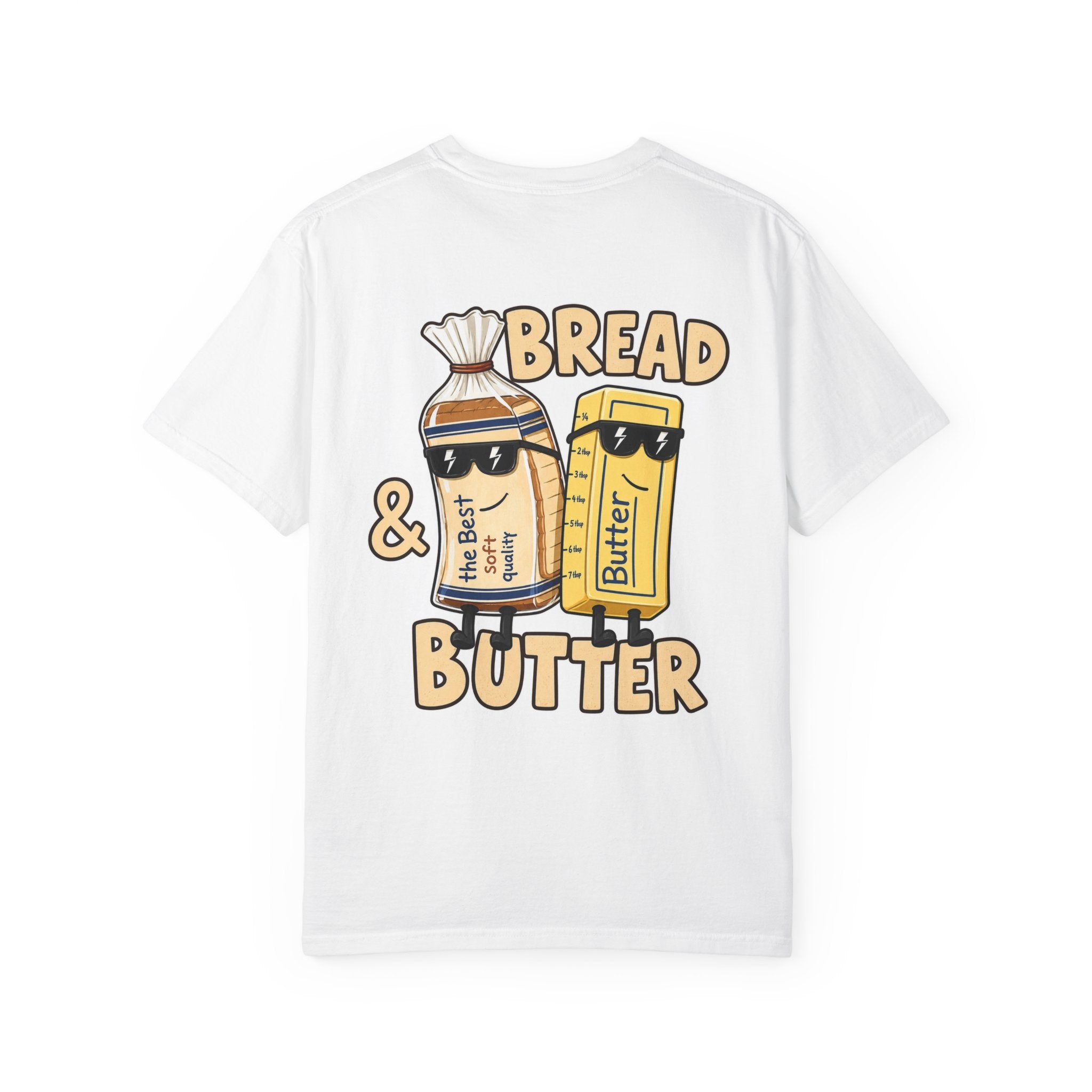 Bread & Butter T-Shirt —  Cartoon Food Duo Tee
